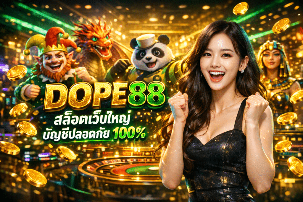 DOPE88 สล็อตเว็บใหญ่ บัญชีปลอดภัย 100%