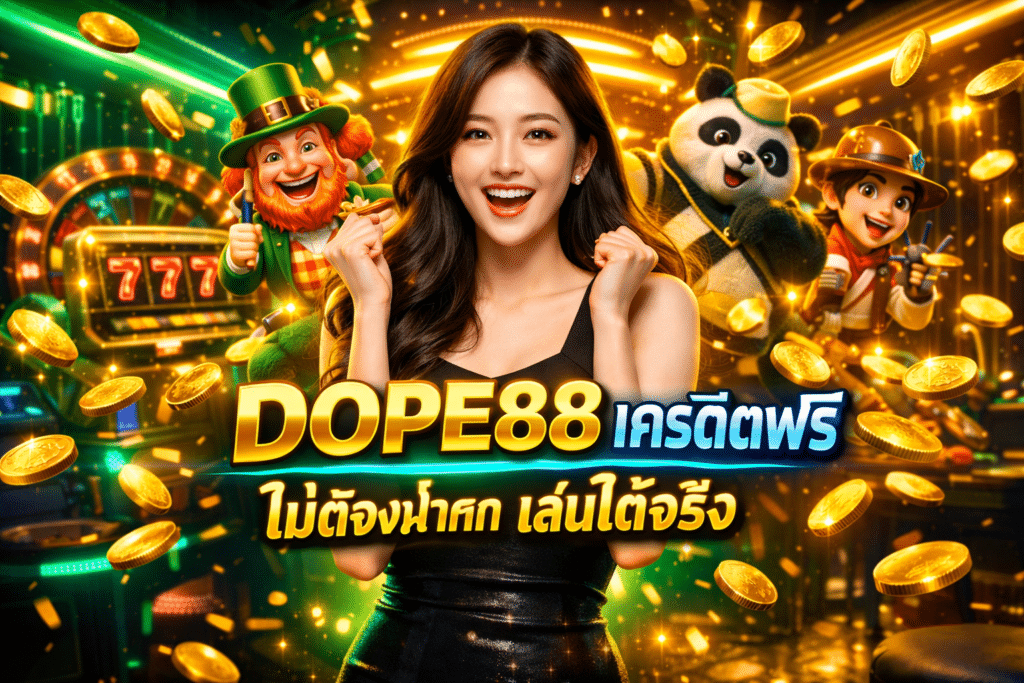 DOPE88 เครดิตฟรี ไม่ต้องฝาก เล่นได้จริง