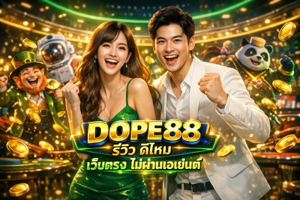 DOPE88 รีวิว ดีไหม เว็บตรง ไม่ผ่านเอเย่นต์
